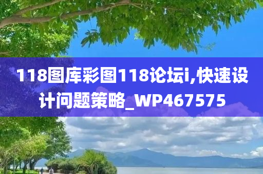 118图库彩图118论坛i,快速设计问题策略_WP467575