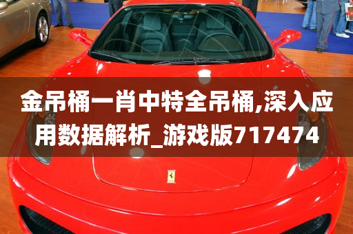 金吊桶一肖中特全吊桶,深入应用数据解析_游戏版717474