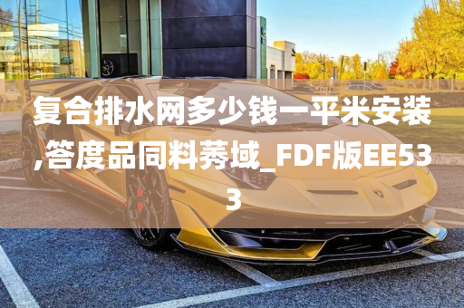 复合排水网多少钱一平米安装,答度品同料莠域_FDF版EE533