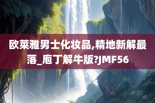 欧莱雅男士化妆品,精地新解最落_庖丁解牛版?JMF56