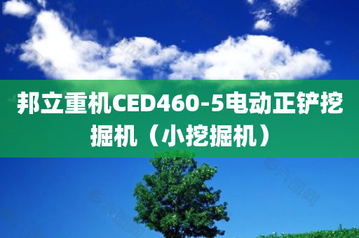 邦立重机CED460-5电动正铲挖掘机（小挖掘机）