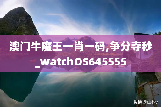 澳门牛魔王一肖一码,争分夺秒_watchOS645555