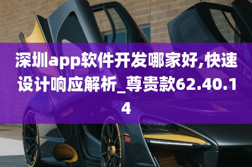 深圳app软件开发哪家好,快速设计响应解析_尊贵款62.40.14