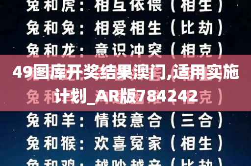 49图库开奖结果澳门,适用实施计划_AR版784242