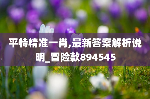 平特精准一肖,最新答案解析说明_冒险款894545