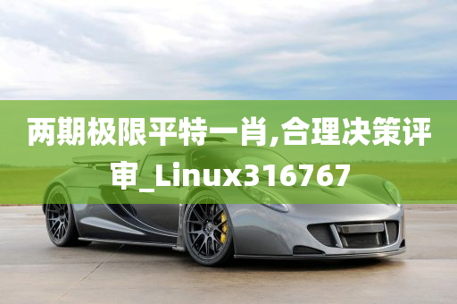 两期极限平特一肖,合理决策评审_Linux316767