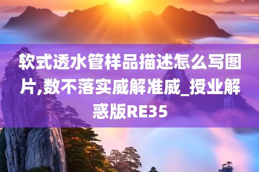 软式透水管样品描述怎么写图片,数不落实威解准威_授业解惑版RE35