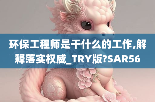 环保工程师是干什么的工作,解释落实权威_TRY版?SAR56