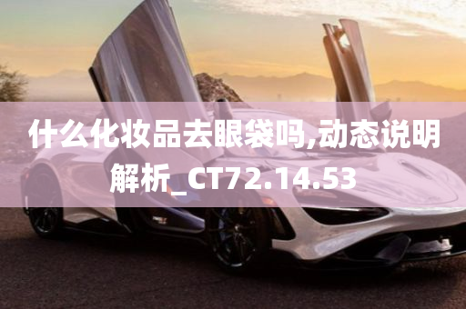 什么化妆品去眼袋吗,动态说明解析_CT72.14.53