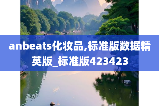 anbeats化妆品,标准版数据精英版_标准版423423