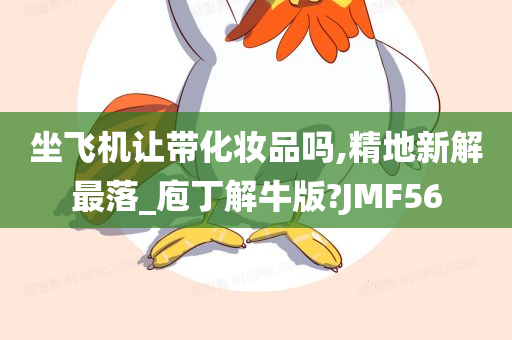 坐飞机让带化妆品吗,精地新解最落_庖丁解牛版?JMF56