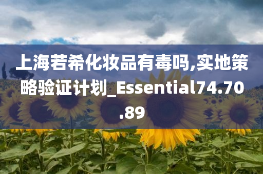 上海若希化妆品有毒吗,实地策略验证计划_Essential74.70.89