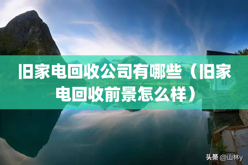 旧家电回收公司有哪些（旧家电回收前景怎么样）