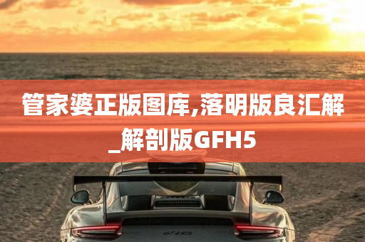 管家婆正版图库,落明版良汇解_解剖版GFH5