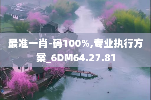 最准一肖-码100%,专业执行方案_6DM64.27.81