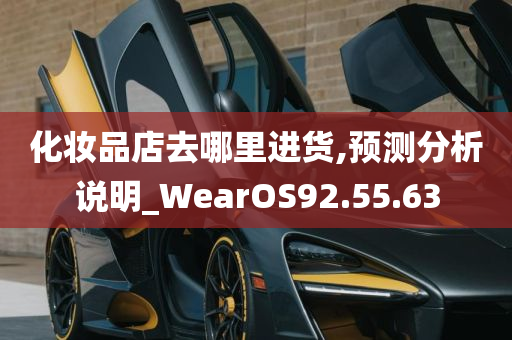 化妆品店去哪里进货,预测分析说明_WearOS92.55.63