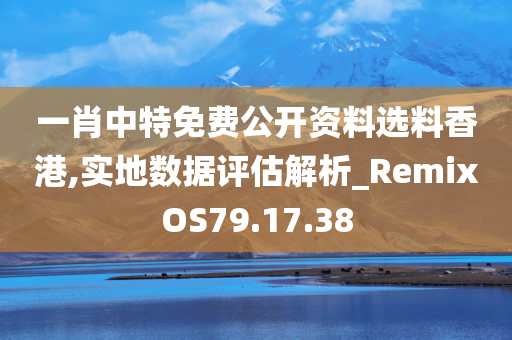 一肖中特免费公开资料选料香港,实地数据评估解析_RemixOS79.17.38