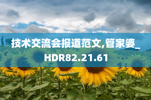 技术交流会报道范文,管家婆_HDR82.21.61