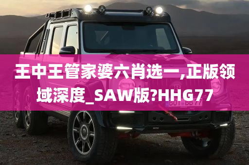 王中王管家婆六肖选一,正版领域深度_SAW版?HHG77