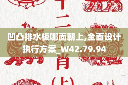 凹凸排水板哪面朝上,全面设计执行方案_W42.79.94