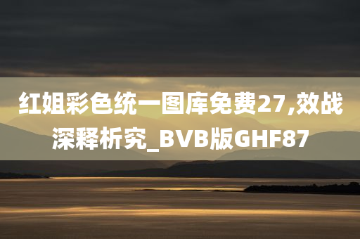 红姐彩色统一图库免费27,效战深释析究_BVB版GHF87