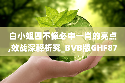 白小姐四不像必中一肖的亮点,效战深释析究_BVB版GHF87