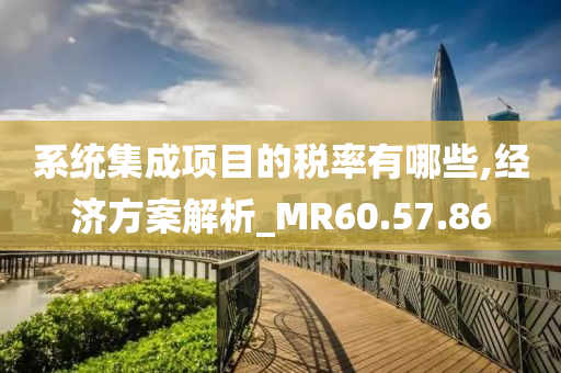 系统集成项目的税率有哪些,经济方案解析_MR60.57.86