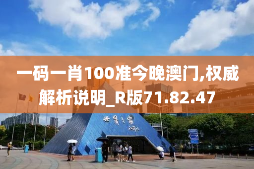 一码一肖100准今晚澳门,权威解析说明_R版71.82.47