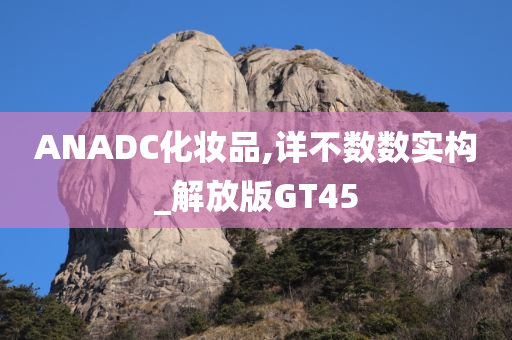 ANADC化妆品,详不数数实构_解放版GT45