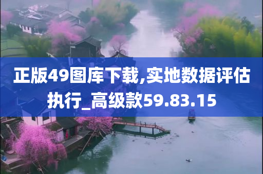 正版49图库下载,实地数据评估执行_高级款59.83.15