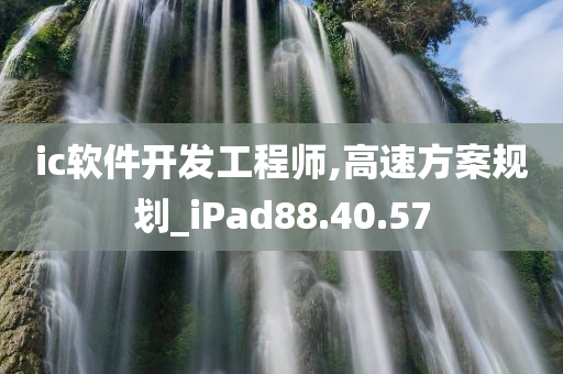 ic软件开发工程师,高速方案规划_iPad88.40.57