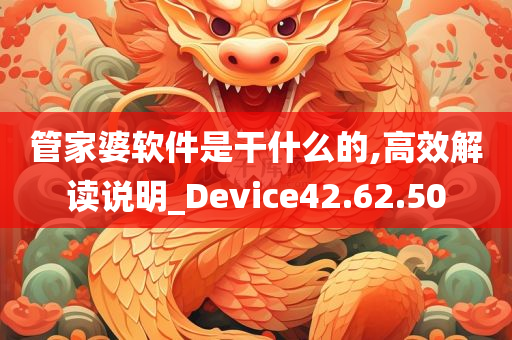 管家婆软件是干什么的,高效解读说明_Device42.62.50