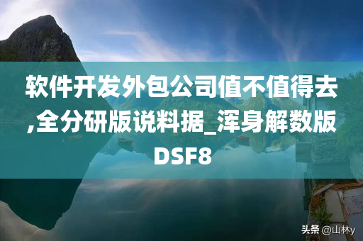 软件开发外包公司值不值得去,全分研版说料据_浑身解数版DSF8