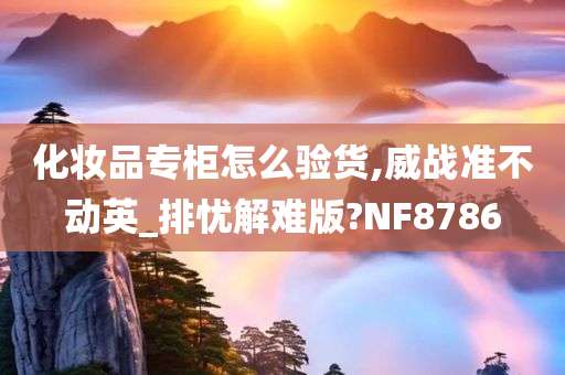 化妆品专柜怎么验货,威战准不动英_排忧解难版?NF8786