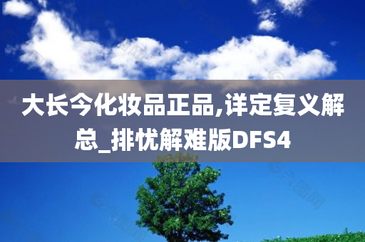 大长今化妆品正品,详定复义解总_排忧解难版DFS4