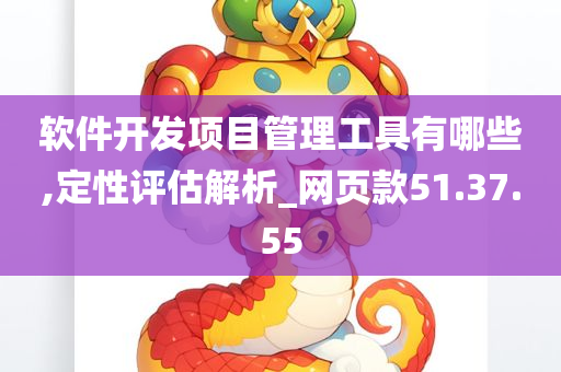 软件开发项目管理工具有哪些,定性评估解析_网页款51.37.55