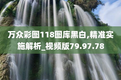 万众彩图118图库黑白,精准实施解析_视频版79.97.78