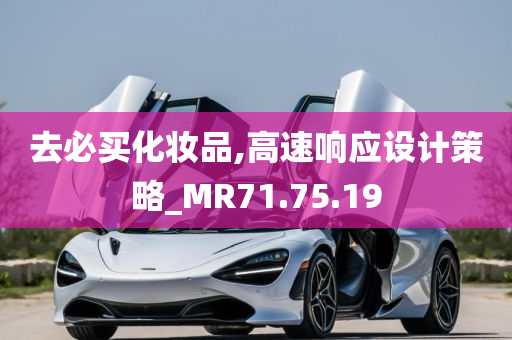 去必买化妆品,高速响应设计策略_MR71.75.19