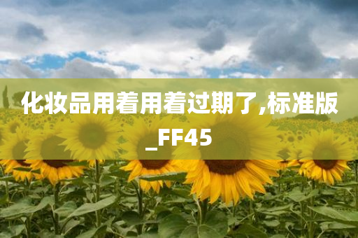 化妆品用着用着过期了,标准版_FF45