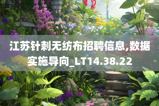 江苏针刺无纺布招聘信息,数据实施导向_LT14.38.22