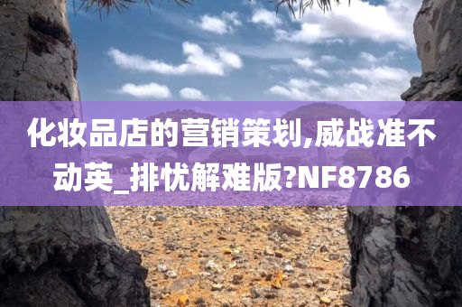 化妆品店的营销策划,威战准不动英_排忧解难版?NF8786