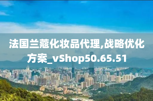 法国兰蔻化妆品代理,战略优化方案_vShop50.65.51