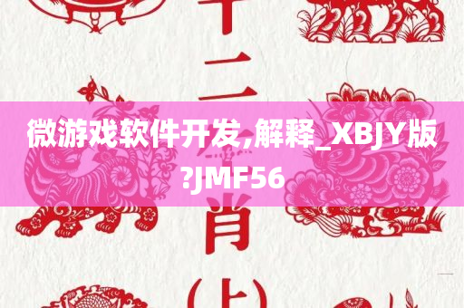 微游戏软件开发,解释_XBJY版?JMF56