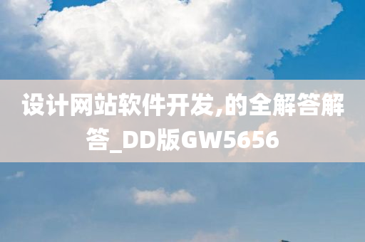 设计网站软件开发,的全解答解答_DD版GW5656