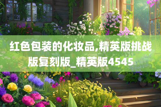 红色包装的化妆品,精英版挑战版复刻版_精英版4545