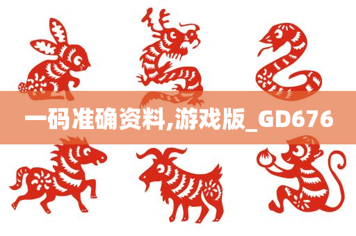 一码准确资料,游戏版_GD676