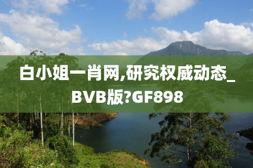 白小姐一肖网,研究权威动态_BVB版?GF898