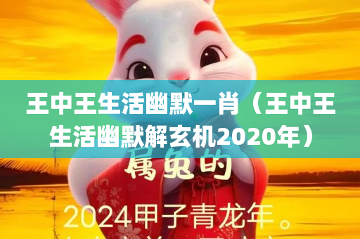 王中王生活幽默一肖（王中王生活幽默解玄机2020年）