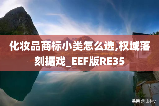 化妆品商标小类怎么选,权域落刻据戏_EEF版RE35