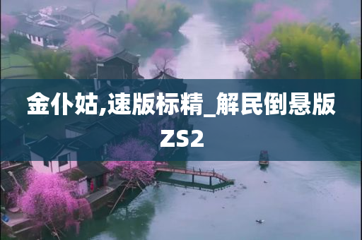 金仆姑,速版标精_解民倒悬版ZS2